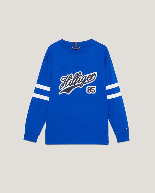 Imagen 0 de Camiseta de bebé niño manga larga y cuello redondo