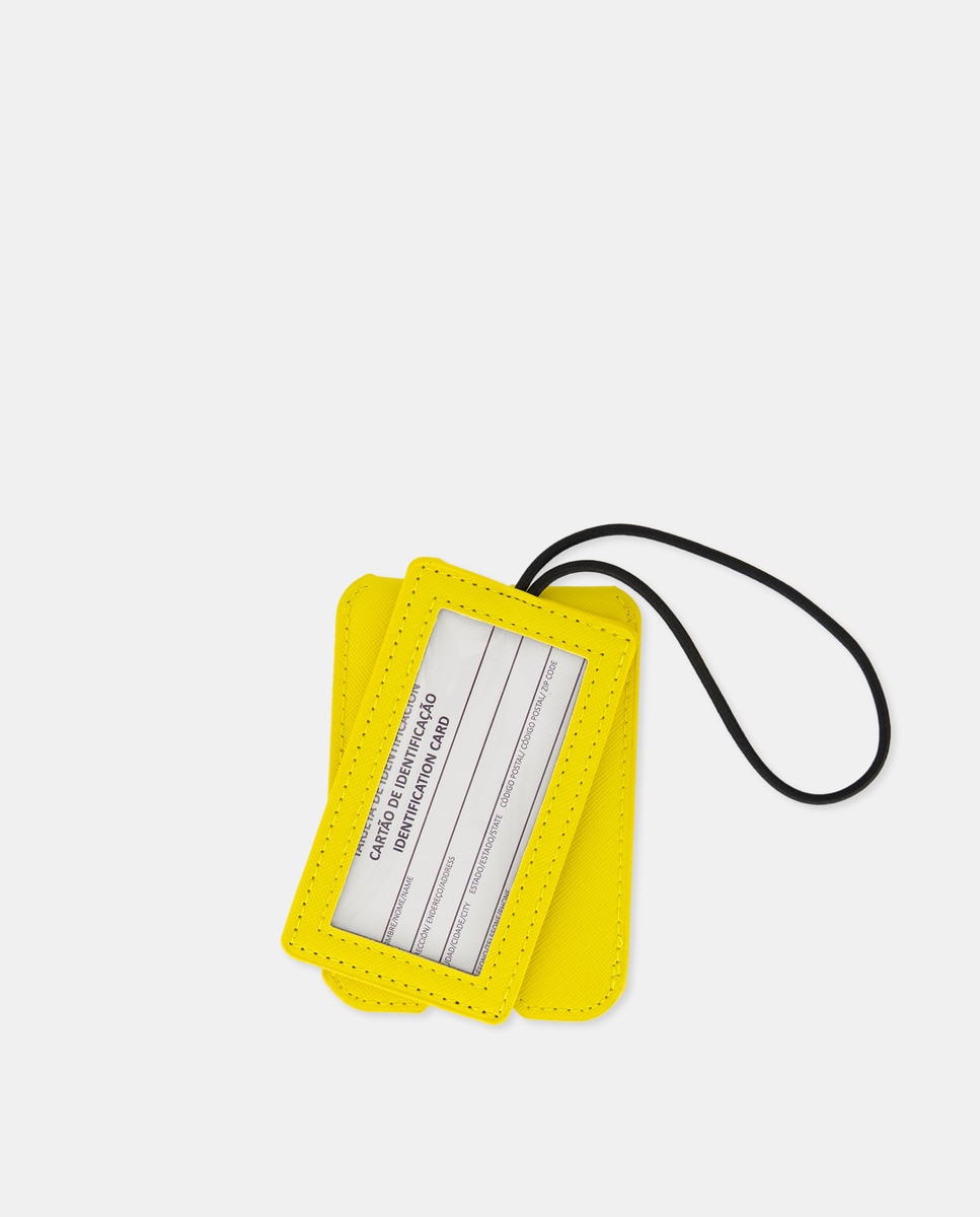 Porta-Cartões Identificador de Bagagem Amarelo-2