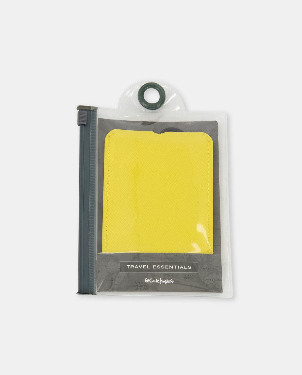 Porta-Cartões Identificador de Bagagem Amarelo-3