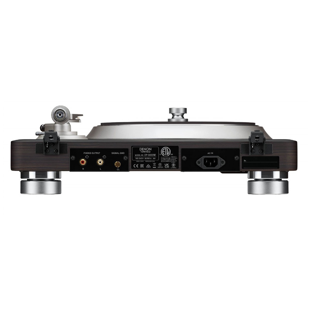 Tocadiscos de alta fidelidad Denon DP-3000NE, tracción directa, premium Negro-3