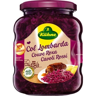 col lombarda frasco 350 g neto escurrido - Kuhne