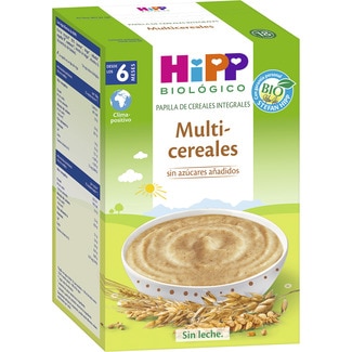 papilla multicereales ecológica sin azúcares añadidos desde 6 meses estuche 400 g - Hipp Biologico