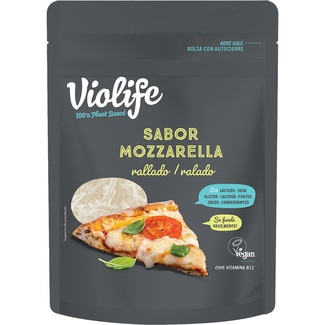 rallado vegano sabor mozzarella sin gluten ni lácteos envase 200 g - Violife