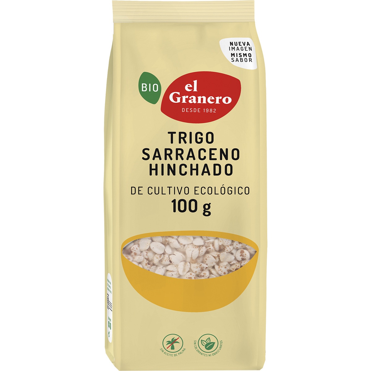 Bio trigo sarraceno hinchado ecológico y sin aceite de palma bolsa 100 g
