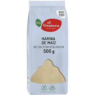 Bio harina de maíz ecológica bolsa 500 g - El Granero Integral