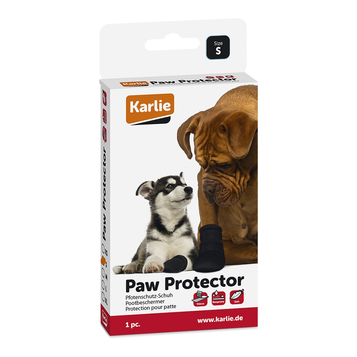 Protector pata Karlie para perros Negro-1