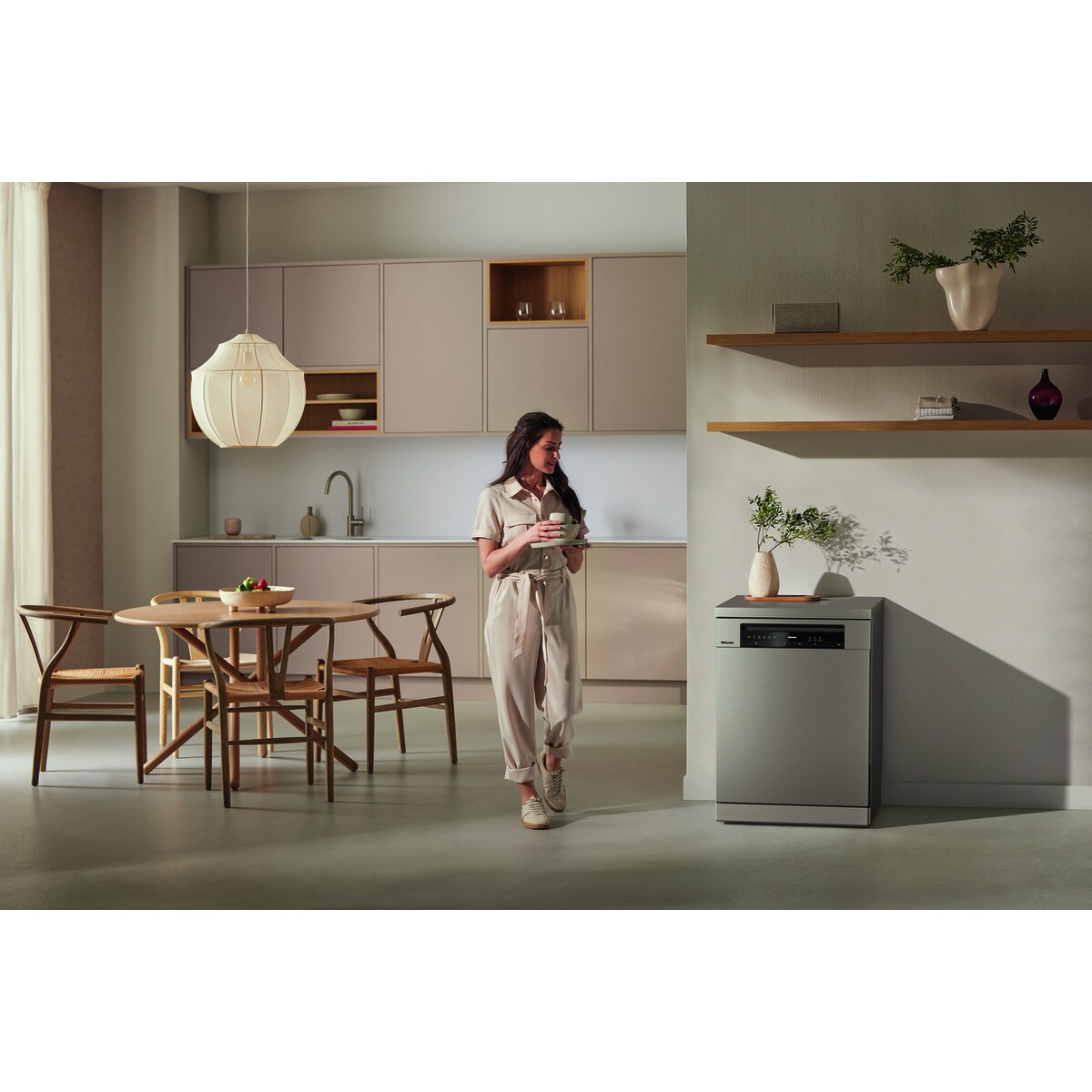 Máquina de Lavar Loiça Miele G7600SCEDSTCLST AutoDos com PowerDisk de 14 Conjuntos e de 60 cm - Inox CleanSteel Inox-6