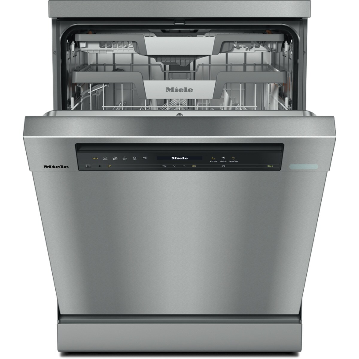 Máquina de Lavar Loiça Miele G7600SCEDSTCLST AutoDos com PowerDisk de 14 Conjuntos e de 60 cm - Inox CleanSteel Inox-3