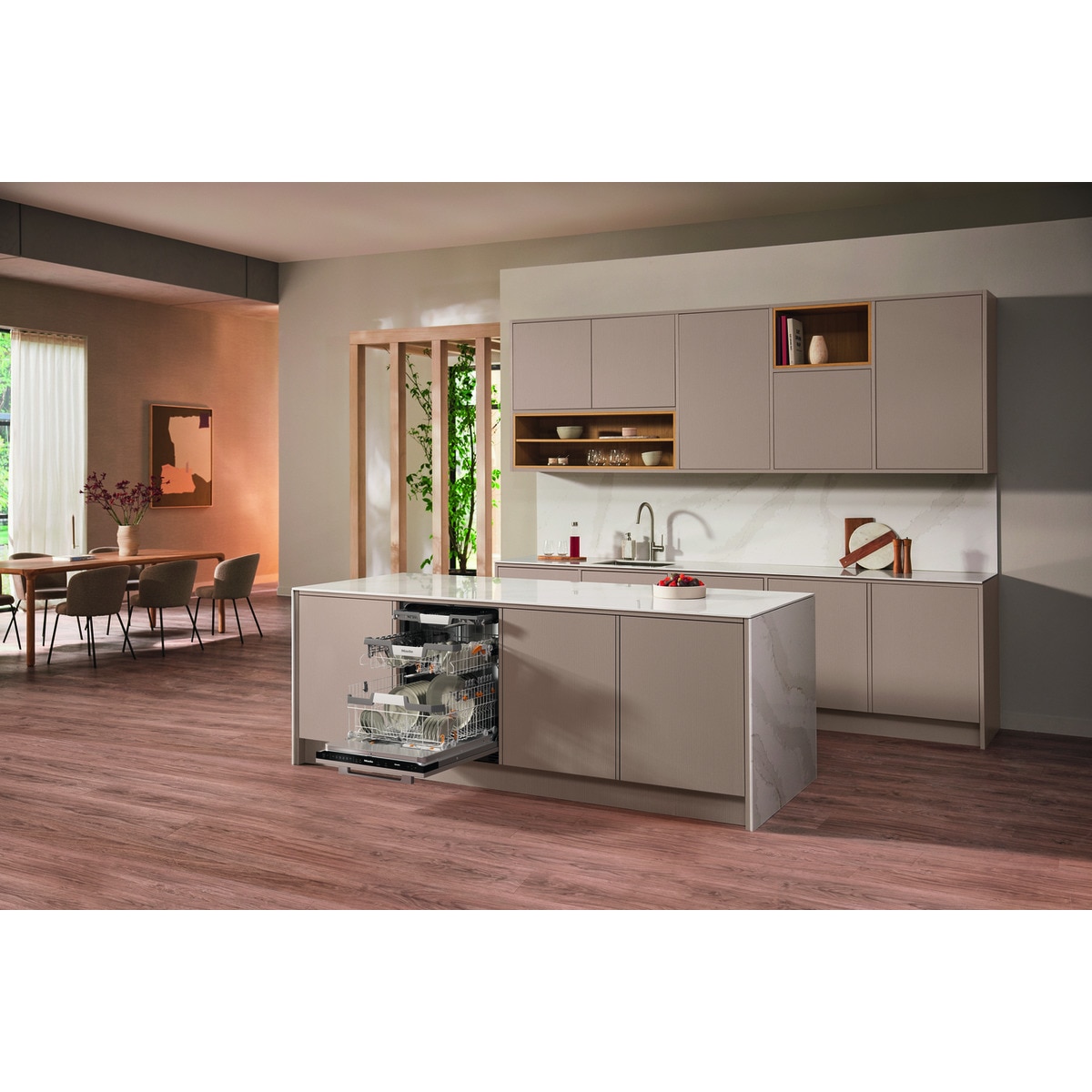 Máquina de Lavar Loiça Encastrável Miele G7650 SCVi OBSW AutoDos com PowerDisk de 14 Conjuntos e de 60 cm - Painel Preto Preto-6