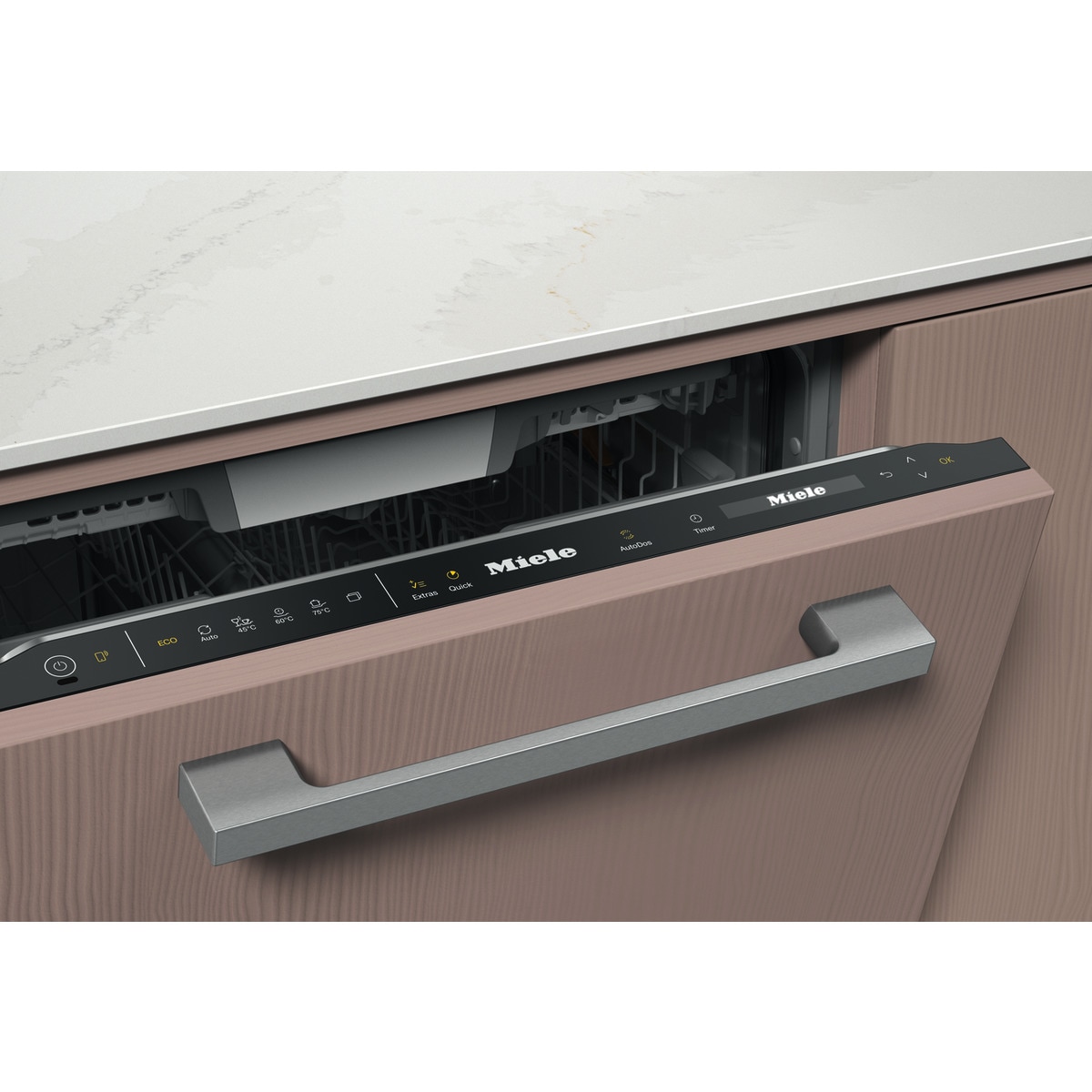 Máquina de Lavar Loiça Encastrável Miele G7650 SCVi OBSW AutoDos com PowerDisk de 14 Conjuntos e de 60 cm - Painel Preto Preto-3