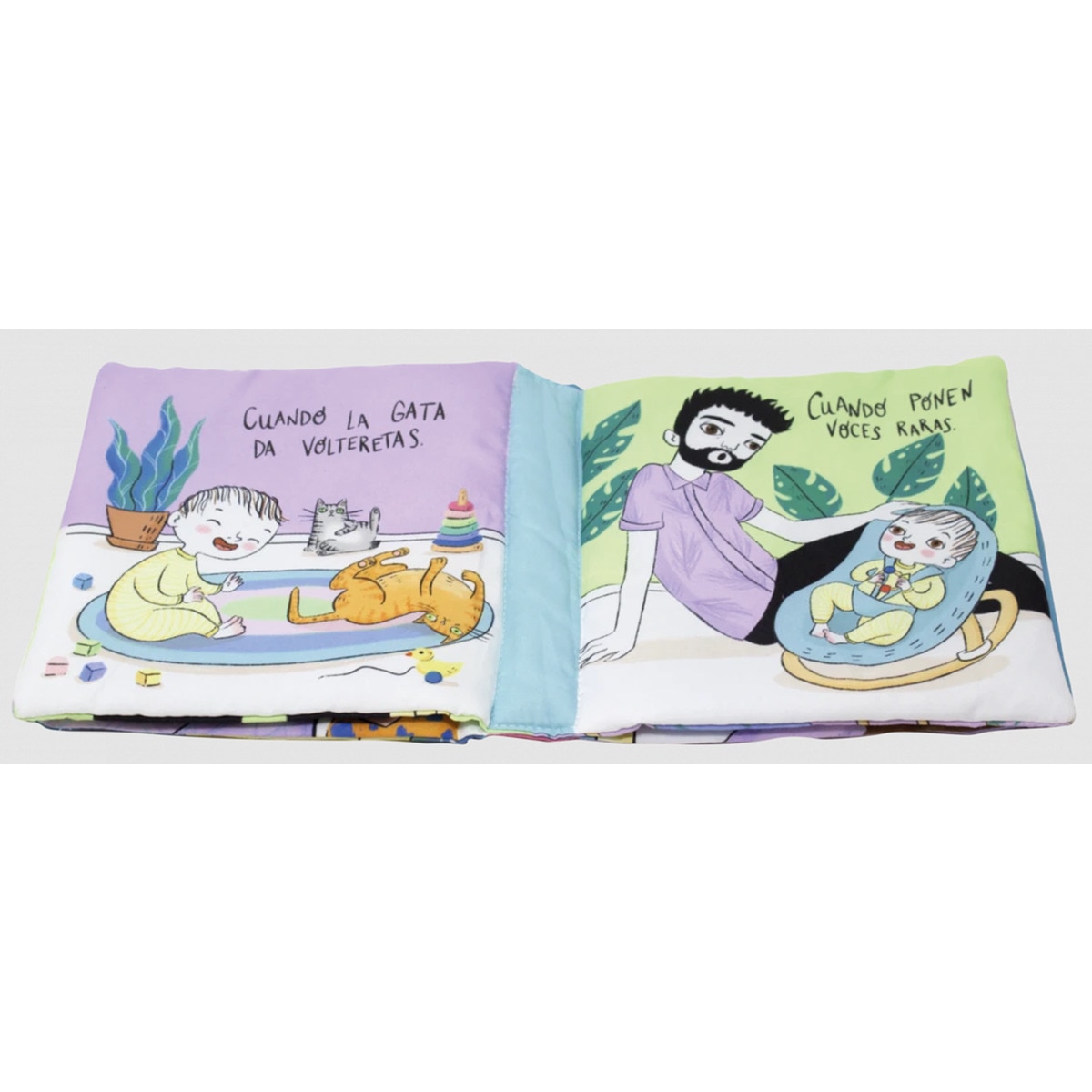 ¿Dónde está la risa? Libro de tela 2