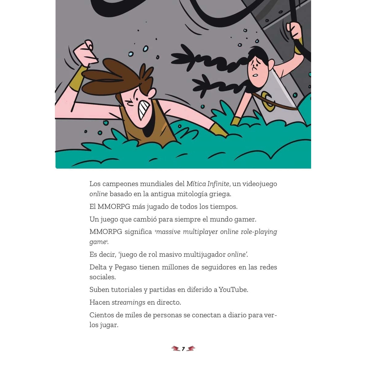 Los Gamers Piratas 3. El tridente mágico de Poseidón (Capa mole com abas) 7