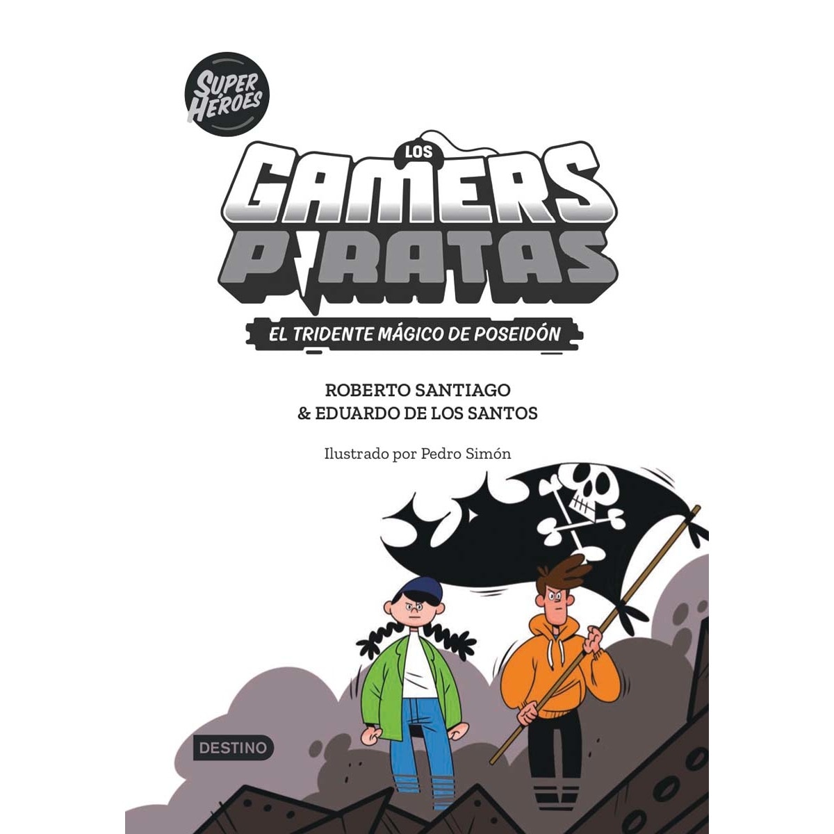 Los Gamers Piratas 3. El tridente mágico de Poseidón (Capa mole com abas) 3