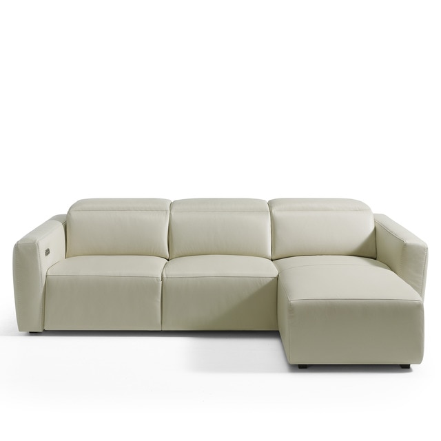 Imagen 0 de Sofá de piel de 5 plazas con 2 asientos relax eléctricos y chaiselongue derecha Trento El Corte Inglés