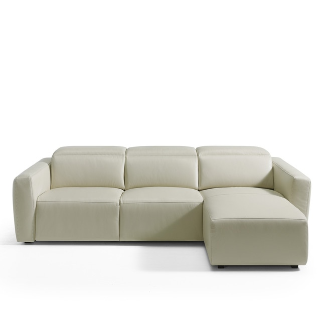 Imagen 0 de Sofá de piel de 5 plazas con chaiselongue derecha Trento El Corte Inglés