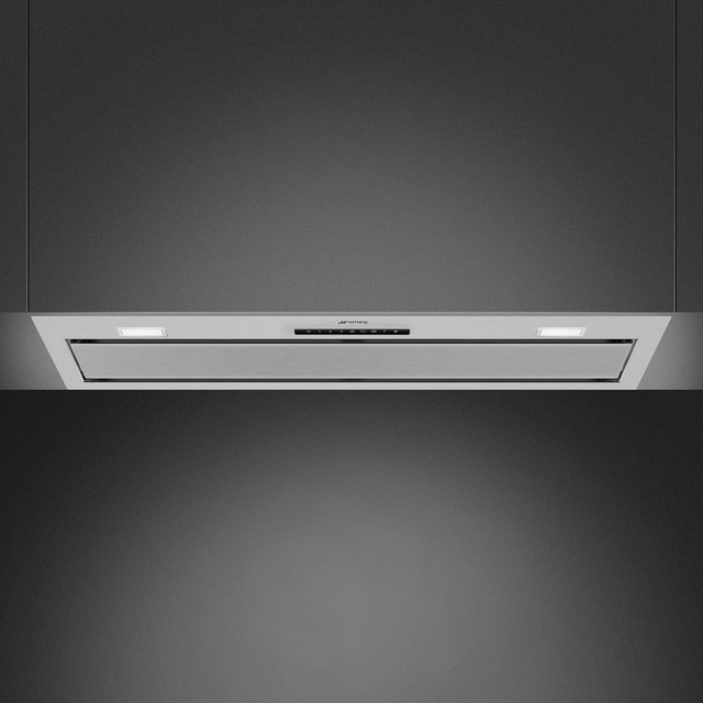 Imagem 0 de Exaustor Encastrável Smeg Universal KSG9P4X de 90 cm e de 4 Velocidades - Aço Inox