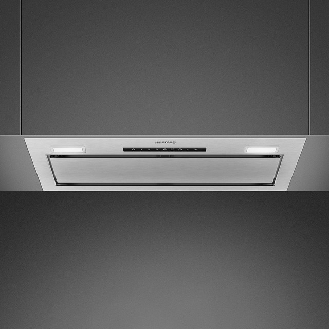Imagem 0 de Exaustor Encastrável Smeg Universal KSG6P4X de 60 cm e de 4 Velocidades - Aço inox
