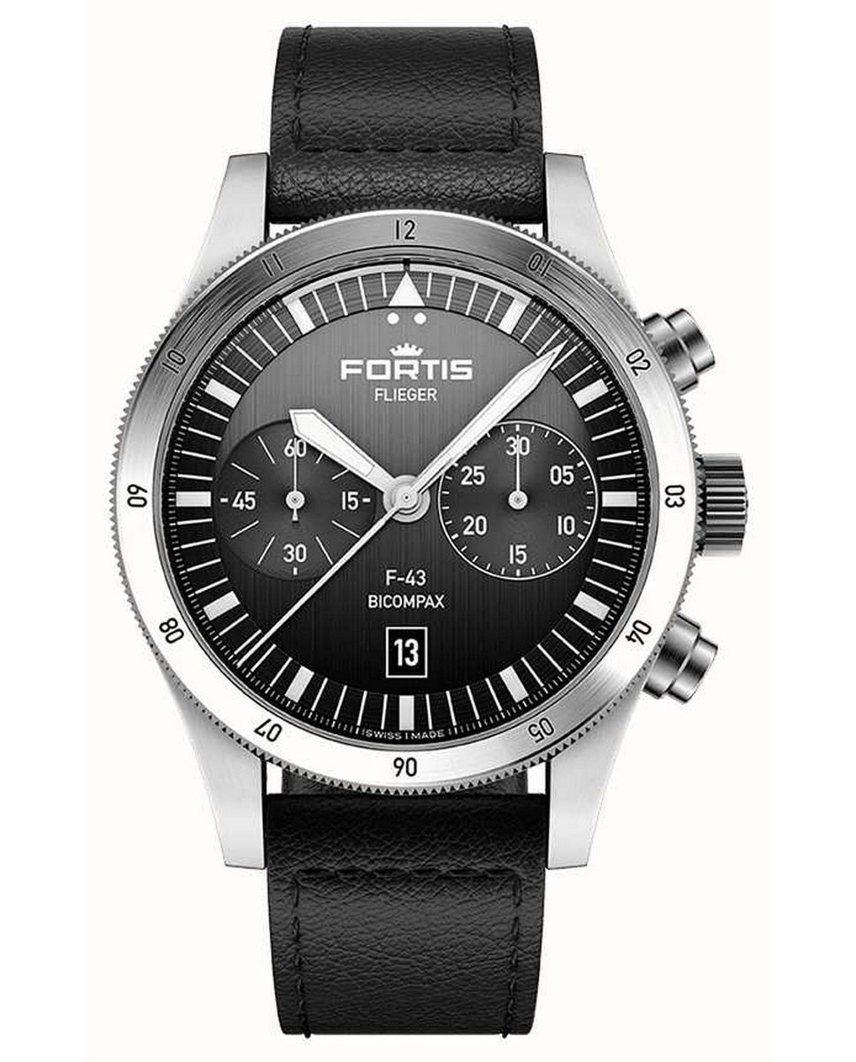 Imagem 0 de Relógio Flieger F-43 Bicompax Black