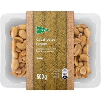 cacahuetes runner con sal fritos tarrina 500 g - El Corte Ingles