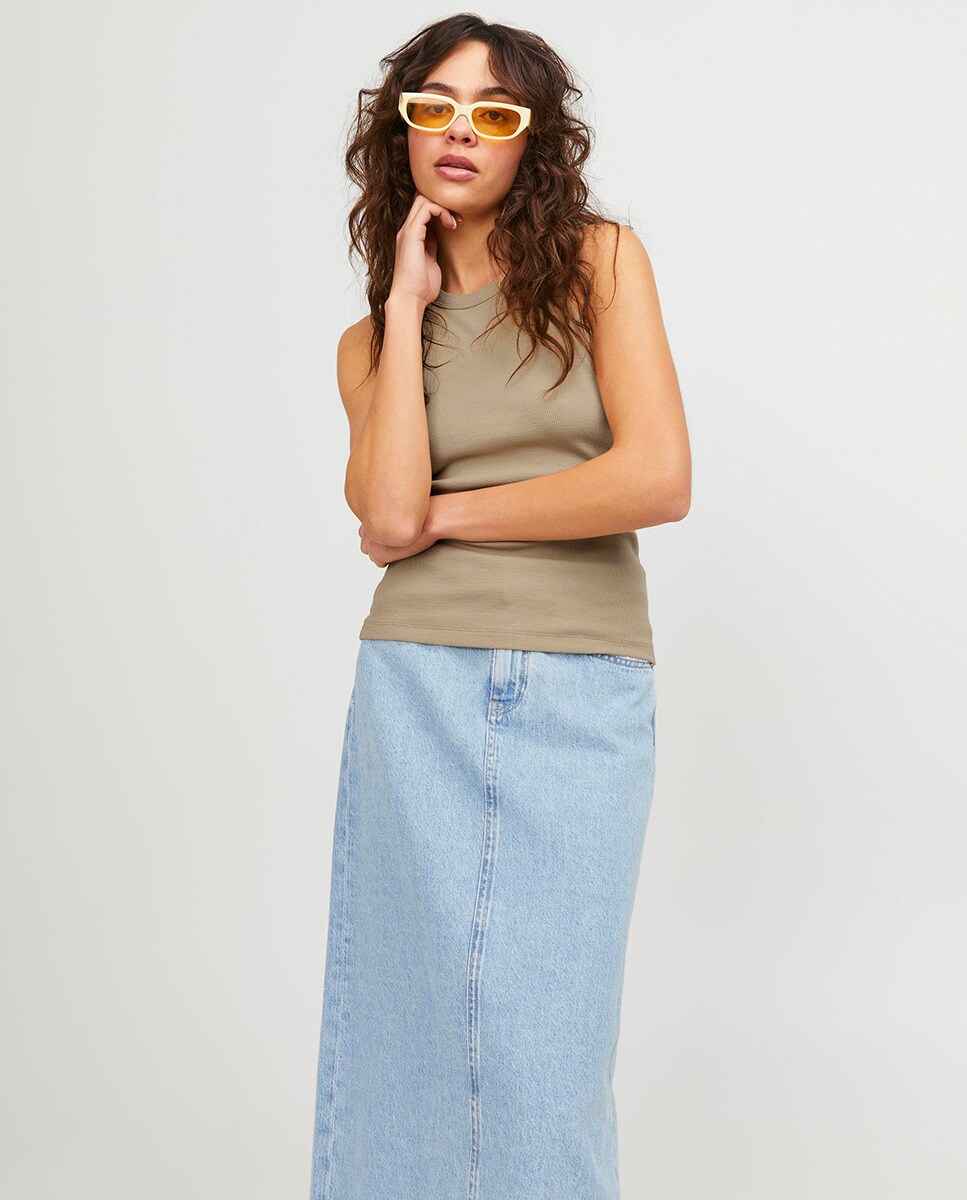 JACK & JONES Jxtara Sequin One Shoulder Top WVN Haut Femme