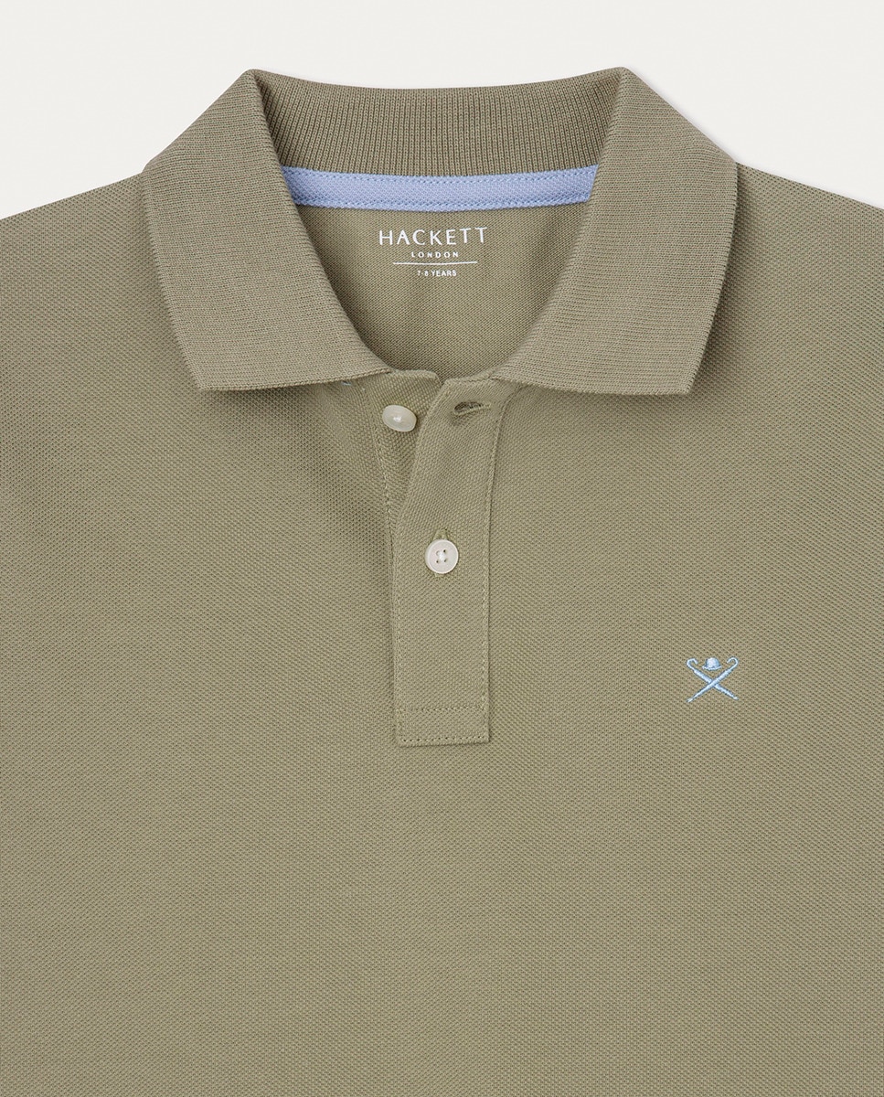 Polo de Malha Piqué Verde-3