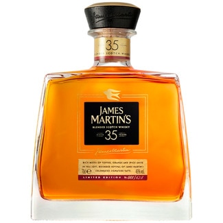 Whisky Edição Limitada 35 anos garrafa 70 cl - James Martin's