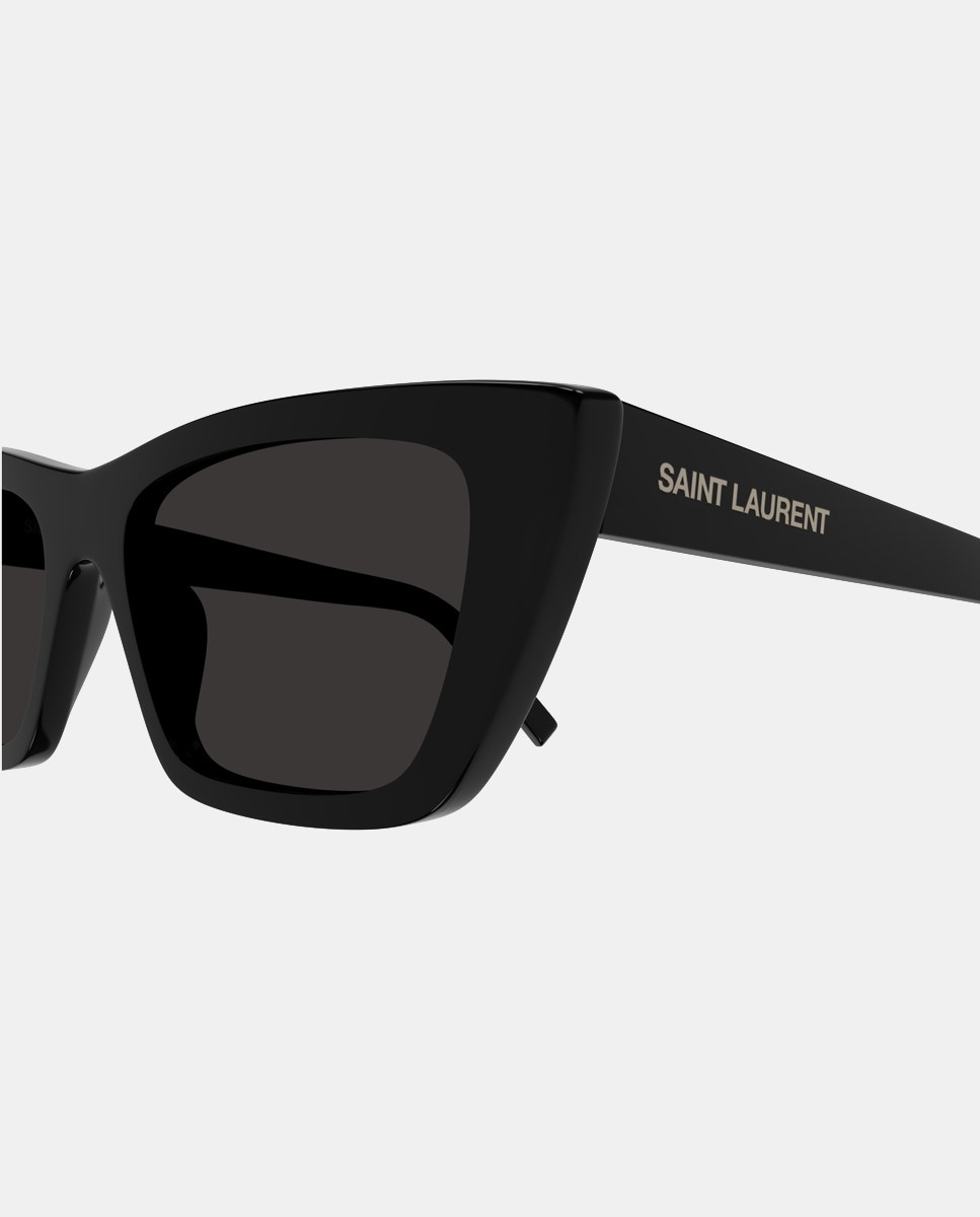 Gafas de sol de mujer cat eye de acetato en negro · Saint Laurent