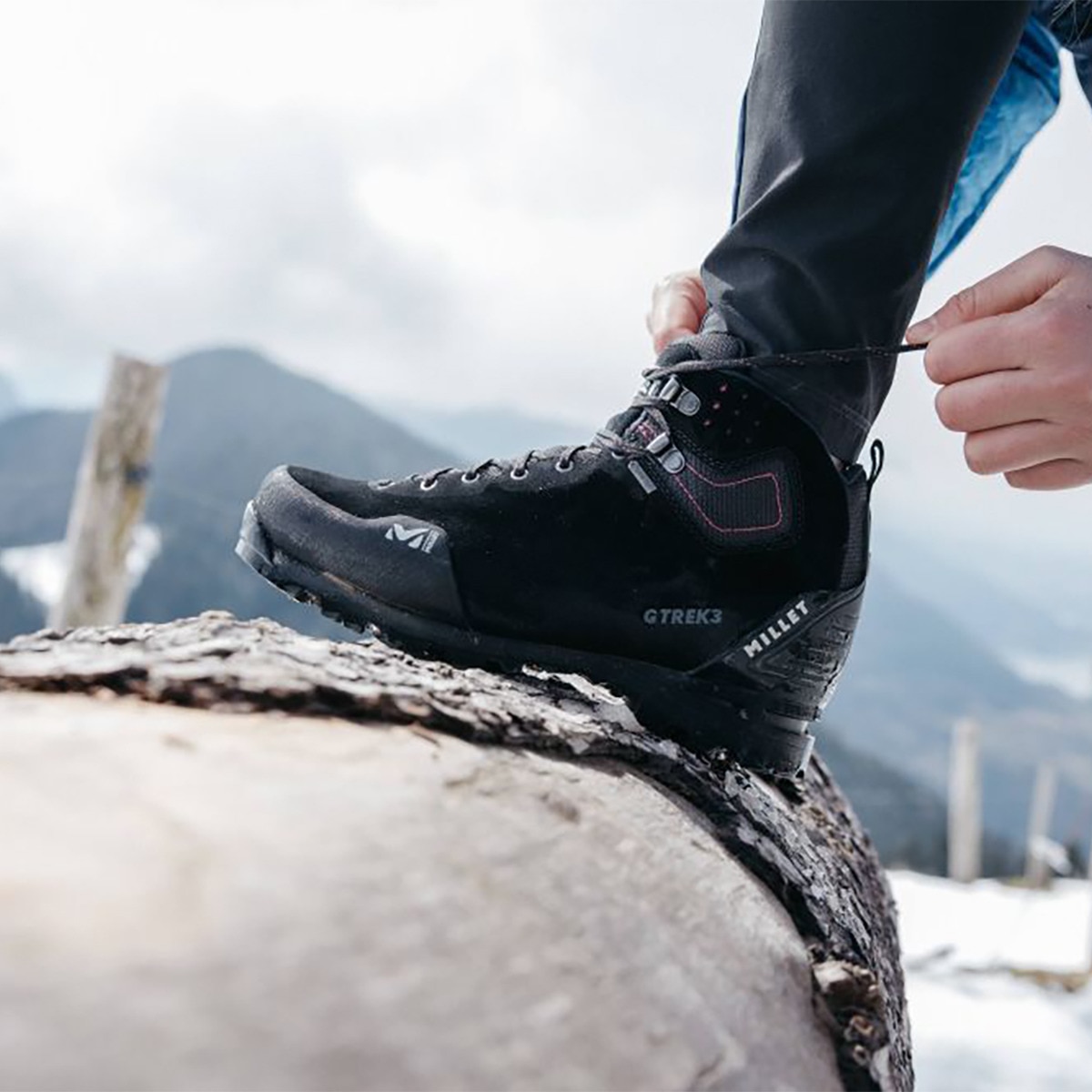 Sapatilhas de Montanha de Mulher GR3 Goretex Preto-5