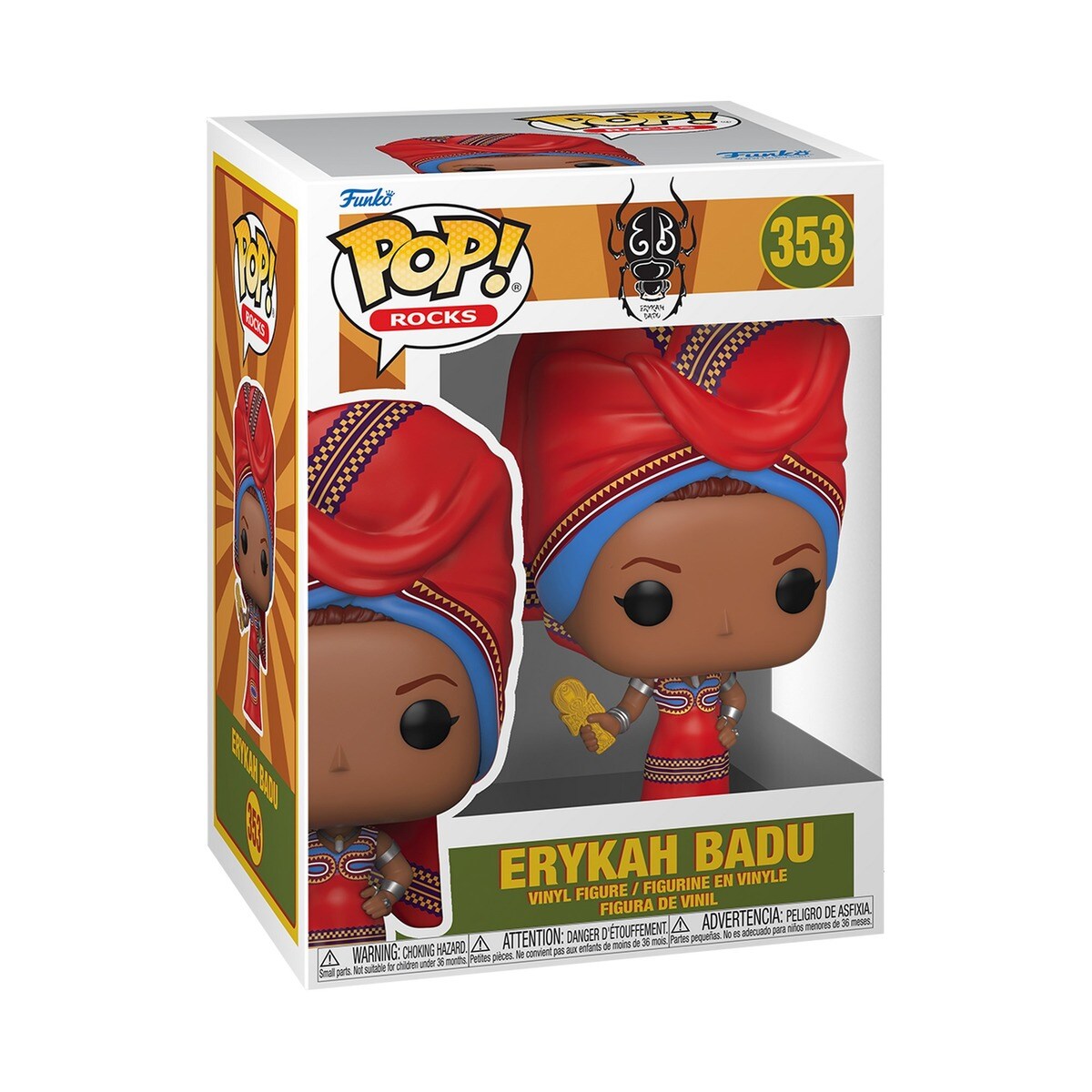 Funko Pop Da Collezione Rocks Erykah Badu Tyrone Figura In Vinile Dai 3 Anni In Su