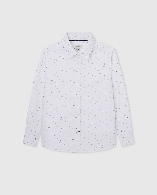 Imagen 0 de Camisa de niño manga larga 100% algodón