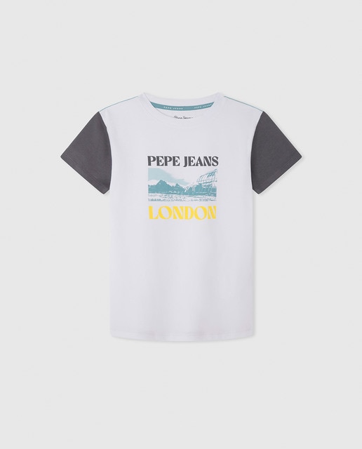 Imagen 0 de Camiseta de niño de manga corta 100% algodón