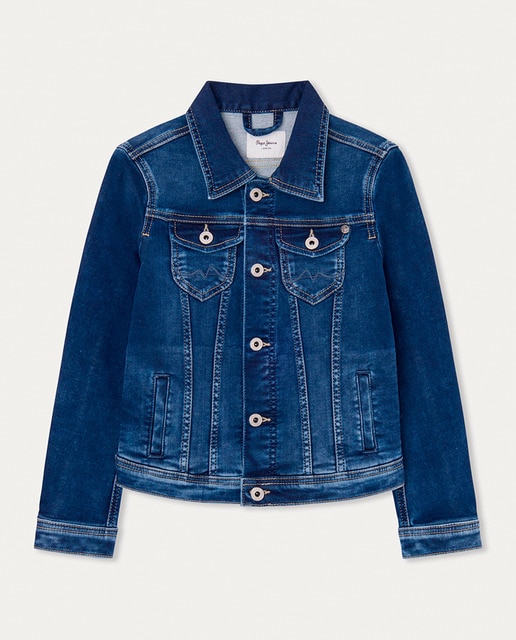 Imagen 0 de Cazadora vaquera de niña