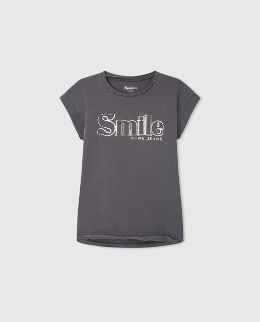 Imagen 0 de Camiseta de niña manga corta 100% algodón