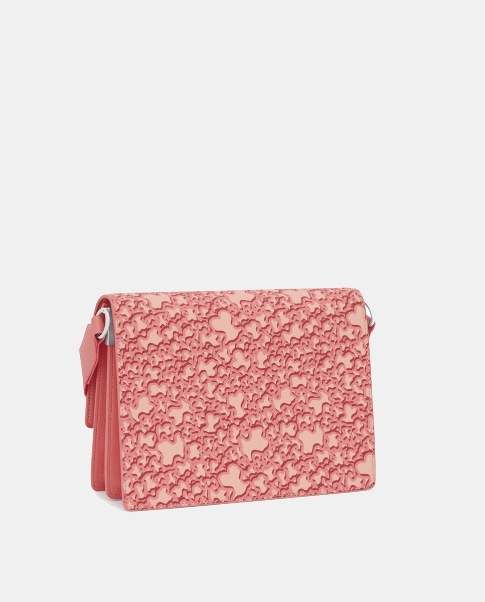 Mala a Tiracolo Média Audree Kaos Mini com Logótipos Coral-5