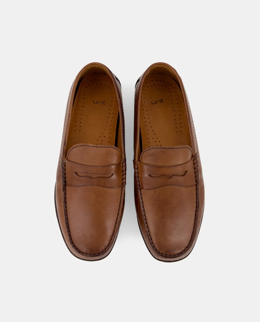 Zapatillas Hombre Puma Mocasín Benavente Calzado De Piel Con