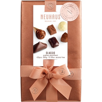 Ballotín bombones surtidos belgas sin alcohol 21 piezas estuche 350 g - Neuhaus