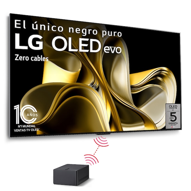 Imagen 0 de TV OLED 195 cm (77") LG OLED evo 4K M3 Inalámbrico con Smart TV webOS23 actualizable, para colgar en pared con soporte incluido