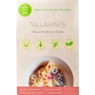 tallarines de Konjac sin gluten y vegano envase 270 g - The Konjac Shop