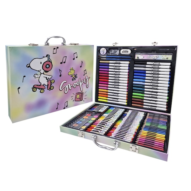Imagen 0 de Maletin de dibujo 150 piezas Snoopy CyP Brands multicolor