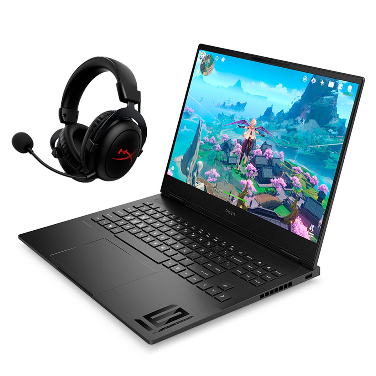 Portátil Gaming HP OMEN Transcend 16-u0006ns, i9, 32GB, 2TB SSD, Nvidia GeForce RTX 4070 8GB, 16", Sin SO Negro-4