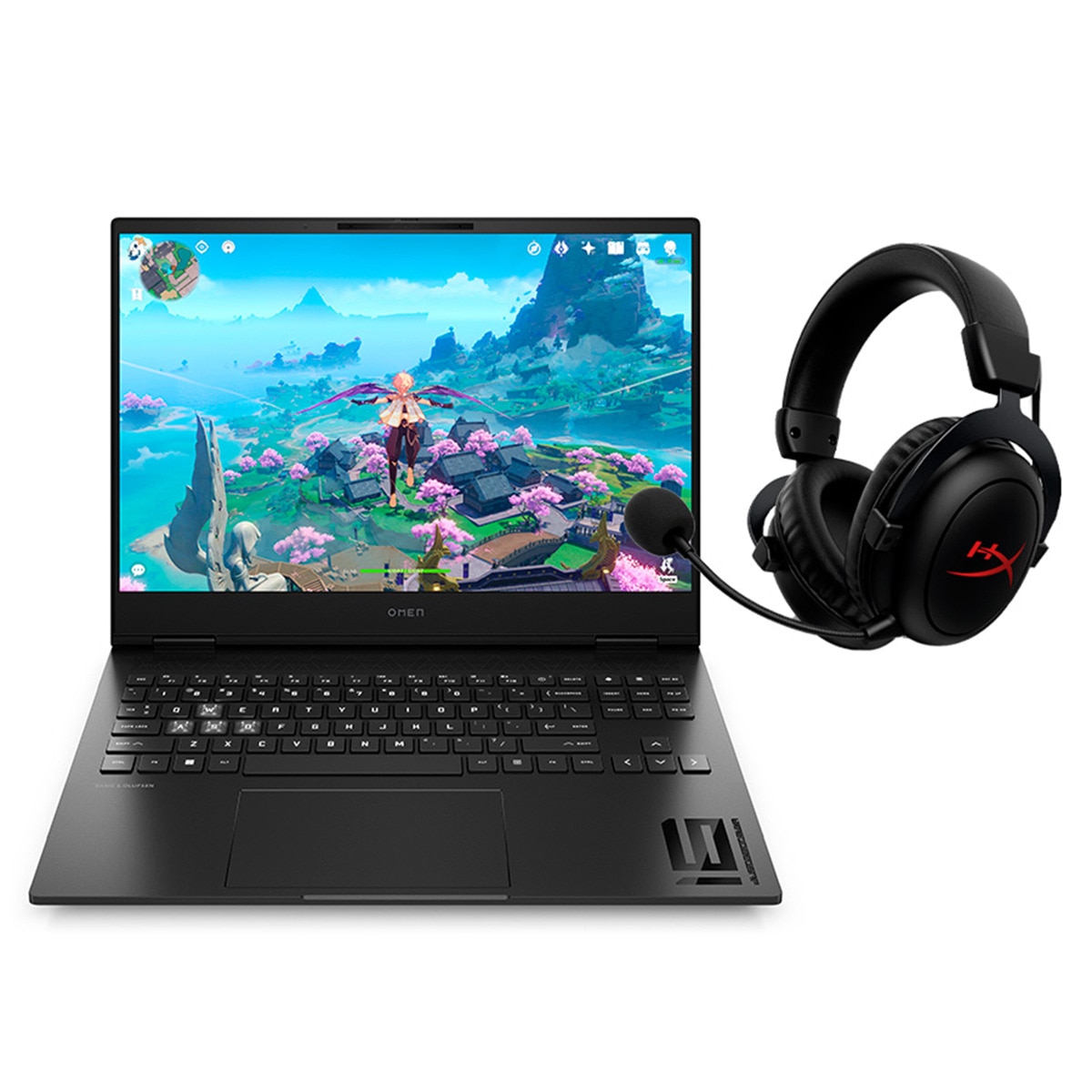 Portátil Gaming HP OMEN Transcend 16-u0006ns, i9, 32GB, 2TB SSD, Nvidia GeForce RTX 4070 8GB, 16", Sin SO Negro-1