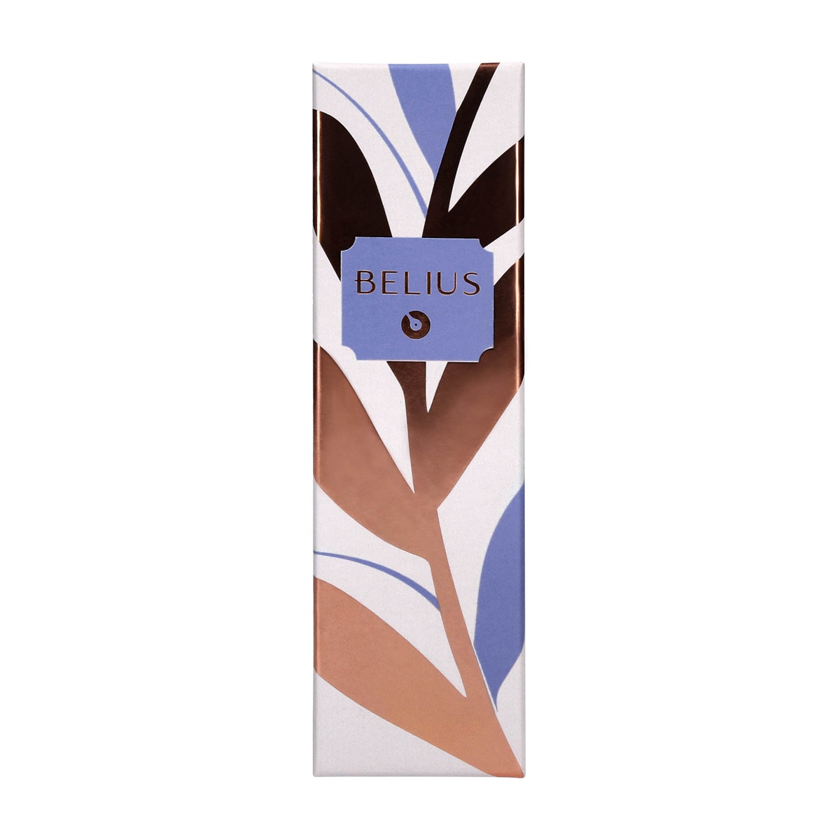 Esferográfica em caixa de desenho Rosé Belius azul eléctrico ouro rosa Azul-elétrico-4