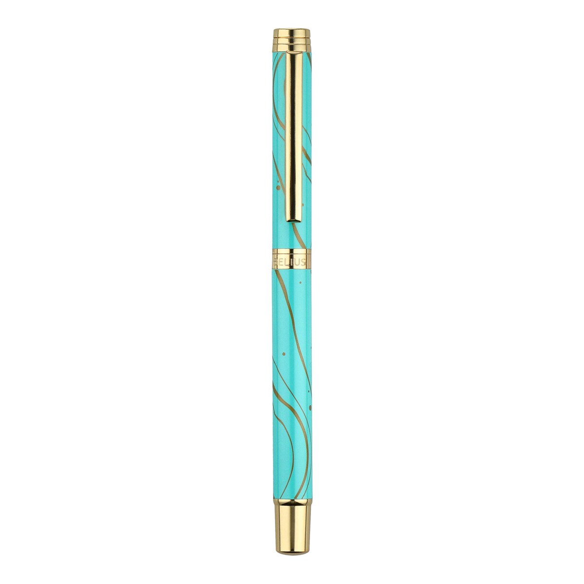 Imagem 0 de Caneta em Caixa de Design Aqua Belius Turquesa e Dourado