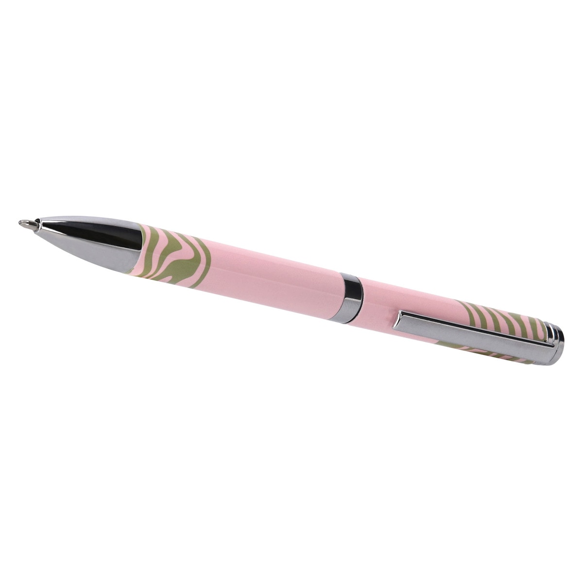 Rollerball em caixa de design Ink Dreams Belius rosa e verde matcha prateado Rosa-2