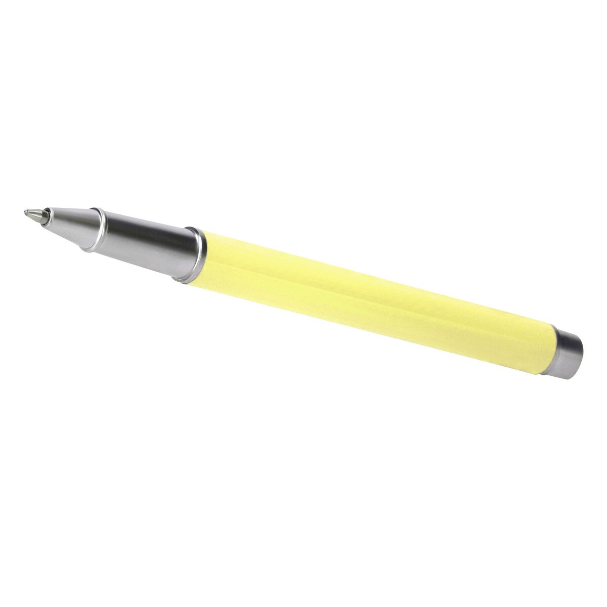Conjunto de esferográfica e caneta rollerball em caixa de design  Endless Summer Belius amarelo e prateado Amarelo-6