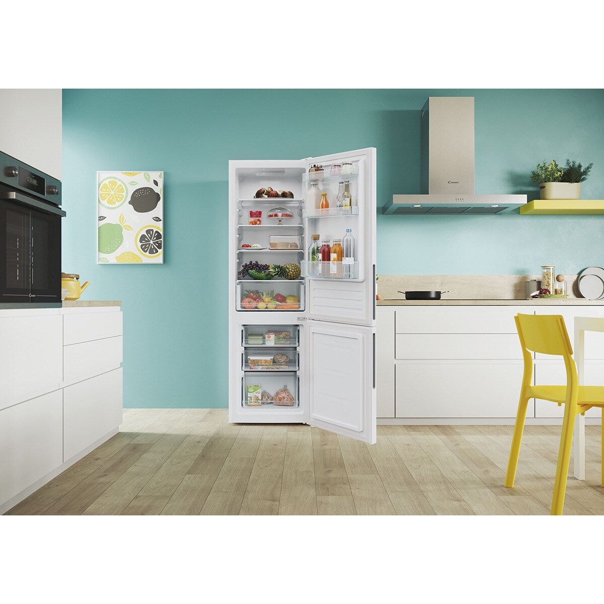 Frigorífico combi Candy Low Frost - CCT3L517EW Blanco-12