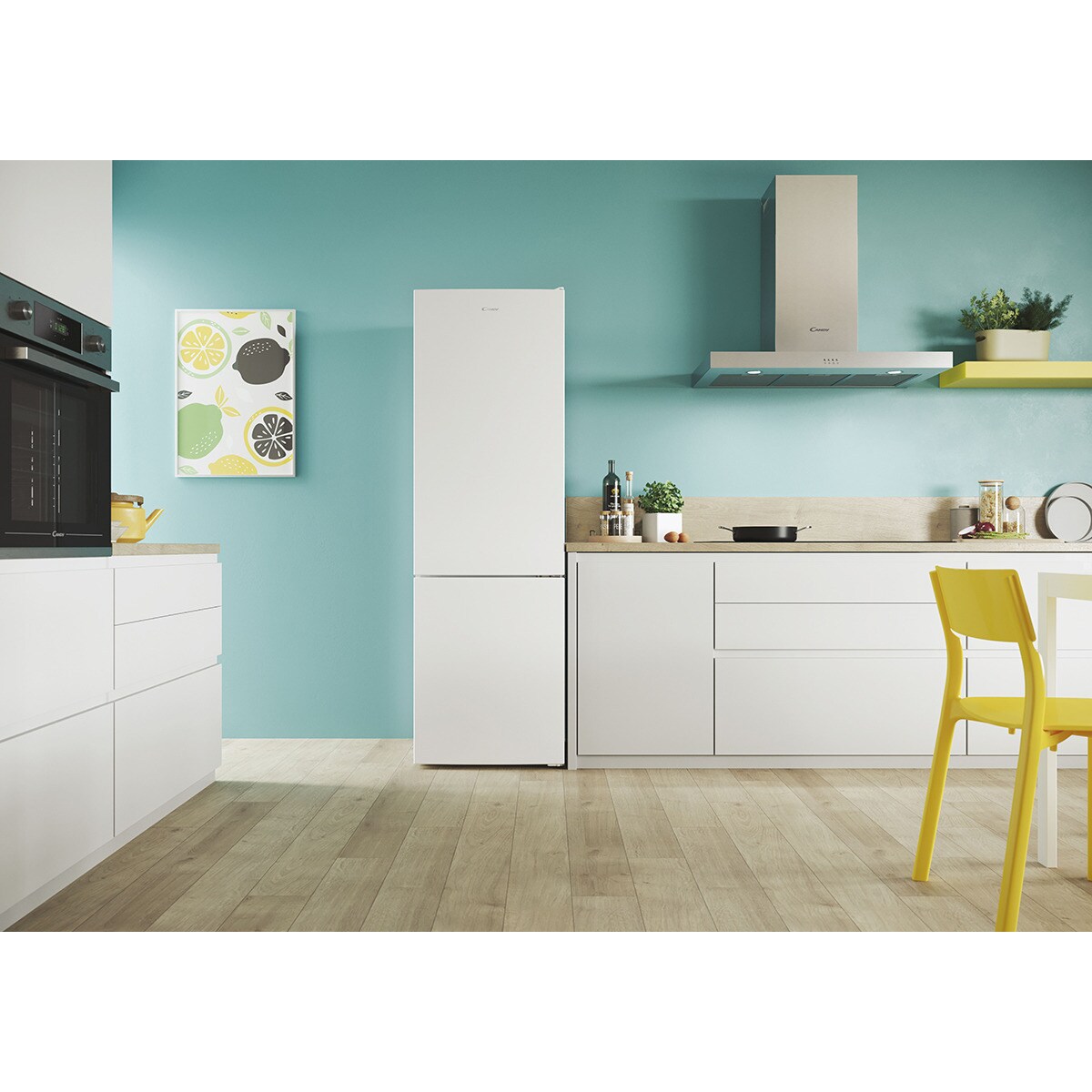 Frigorífico combi Candy Low Frost - CCT3L517EW Blanco-11