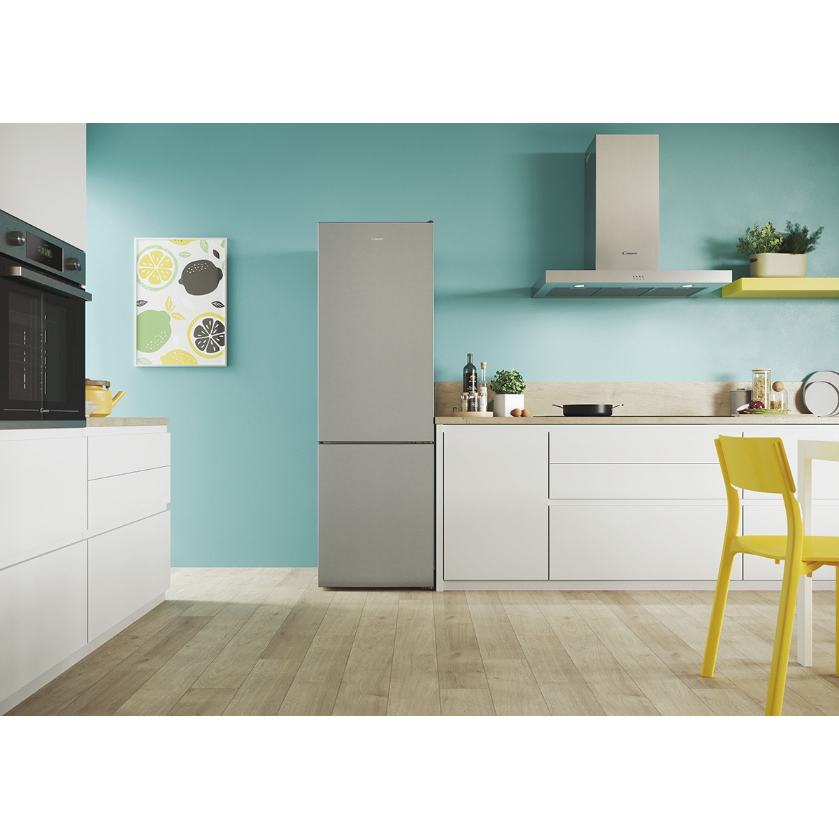 Frigorífico combi Candy Low Frost - CCT3L517ES Silver-10