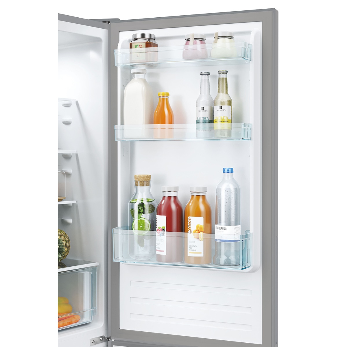 Frigorífico combi Candy Low Frost - CCT3L517ES Silver-7