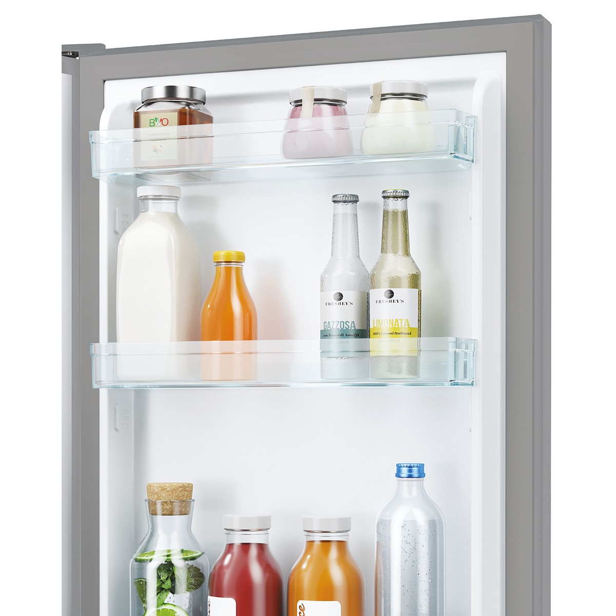 Frigorífico combi Candy Low Frost - CCT3L517ES Silver-6